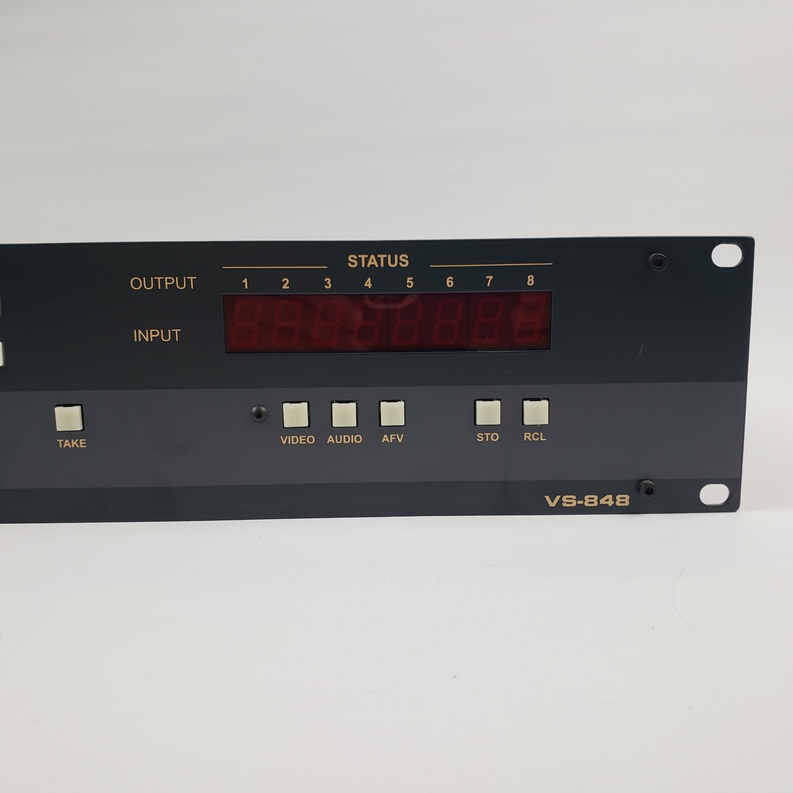 FOR PARTS Kramer VS-848 8×8 Composite Video Stereo Audio Matrix Switcher Router
