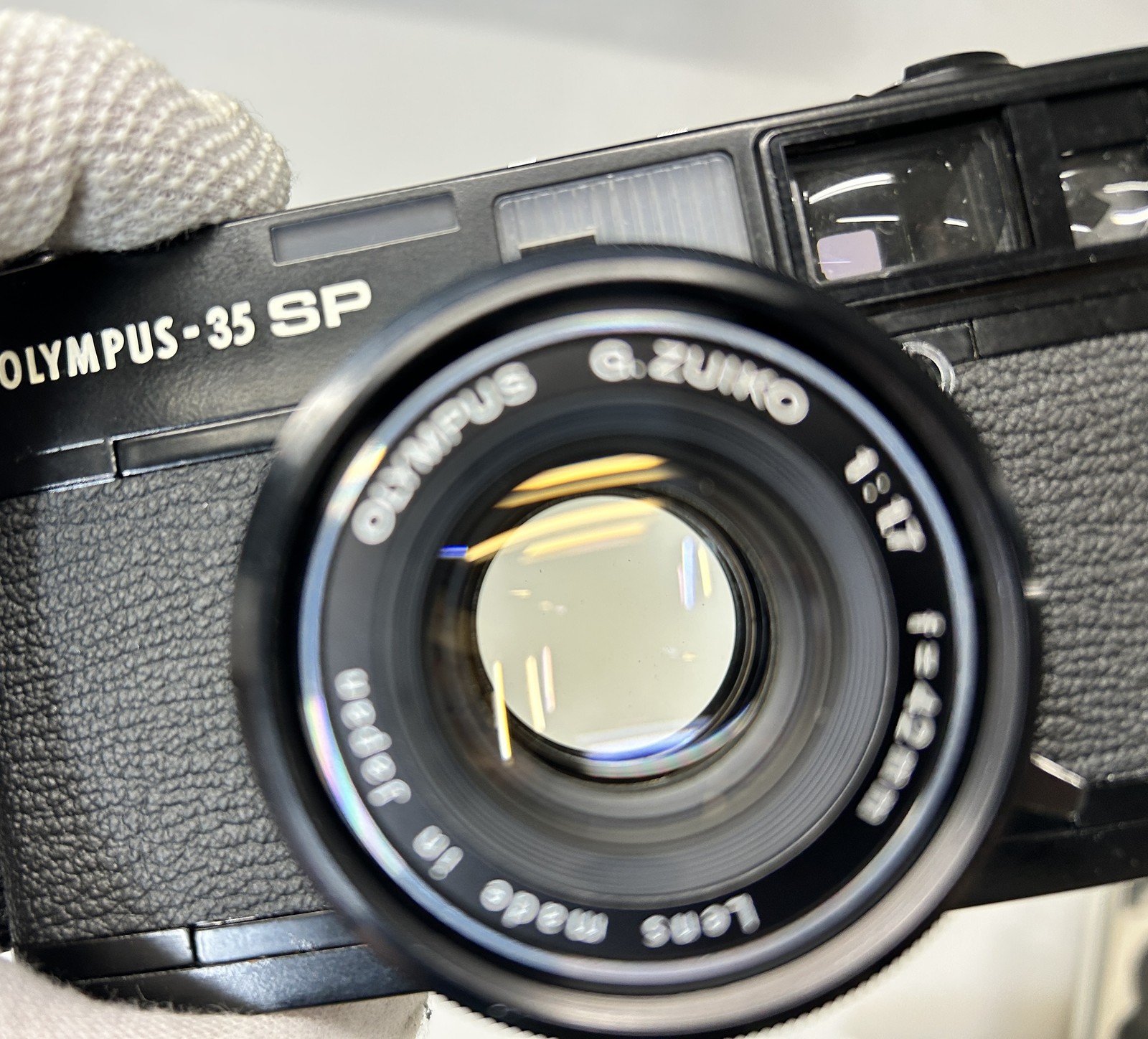 New Light Seals [Almost MINT+] Olympus 35 SP 42mm f1.7 Range Finder Film JAPAN