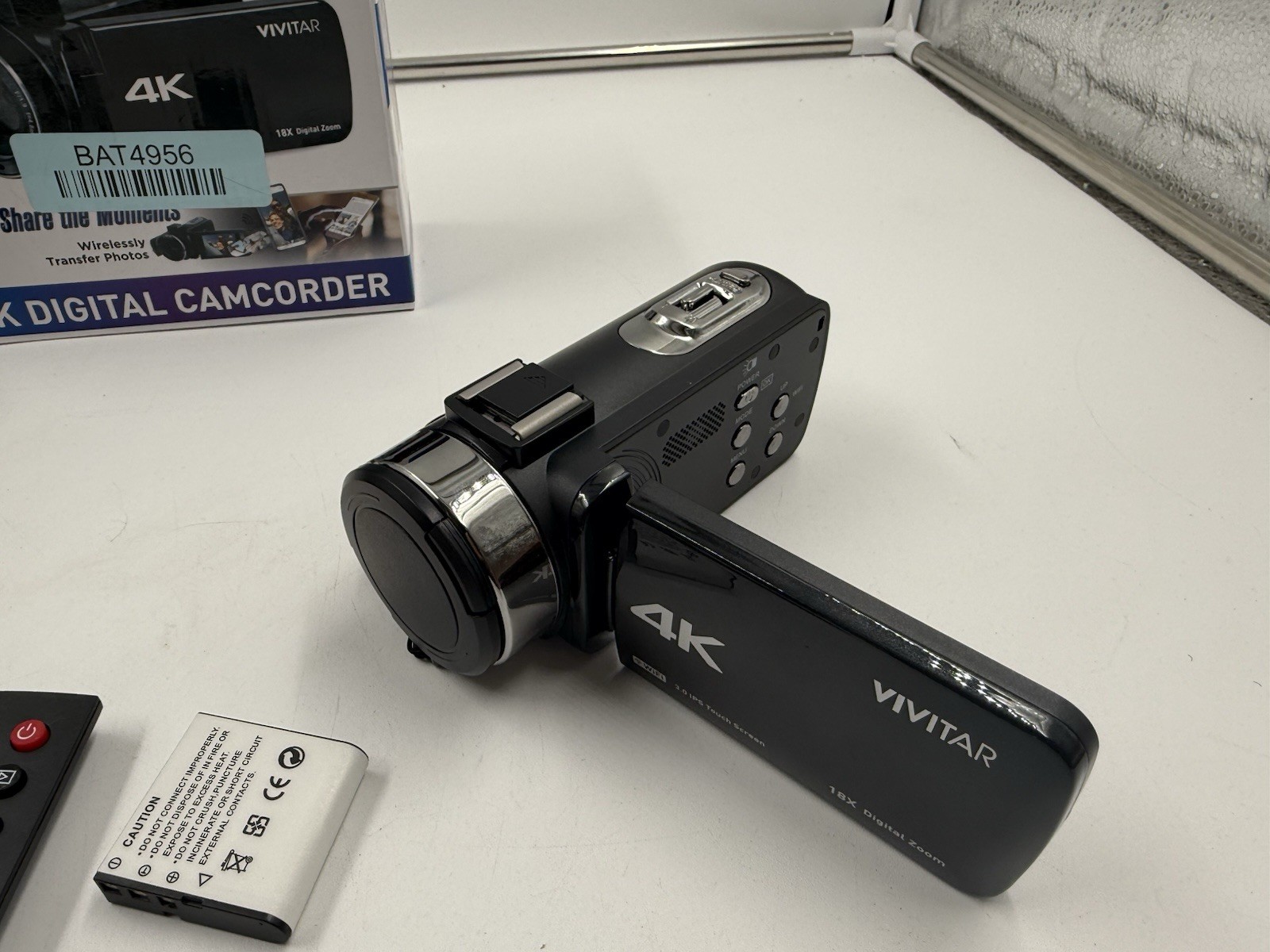 Vivitar 4K Digital Camcorder 3″ Touchscreen Built In Wifi 18x Digital Zoom