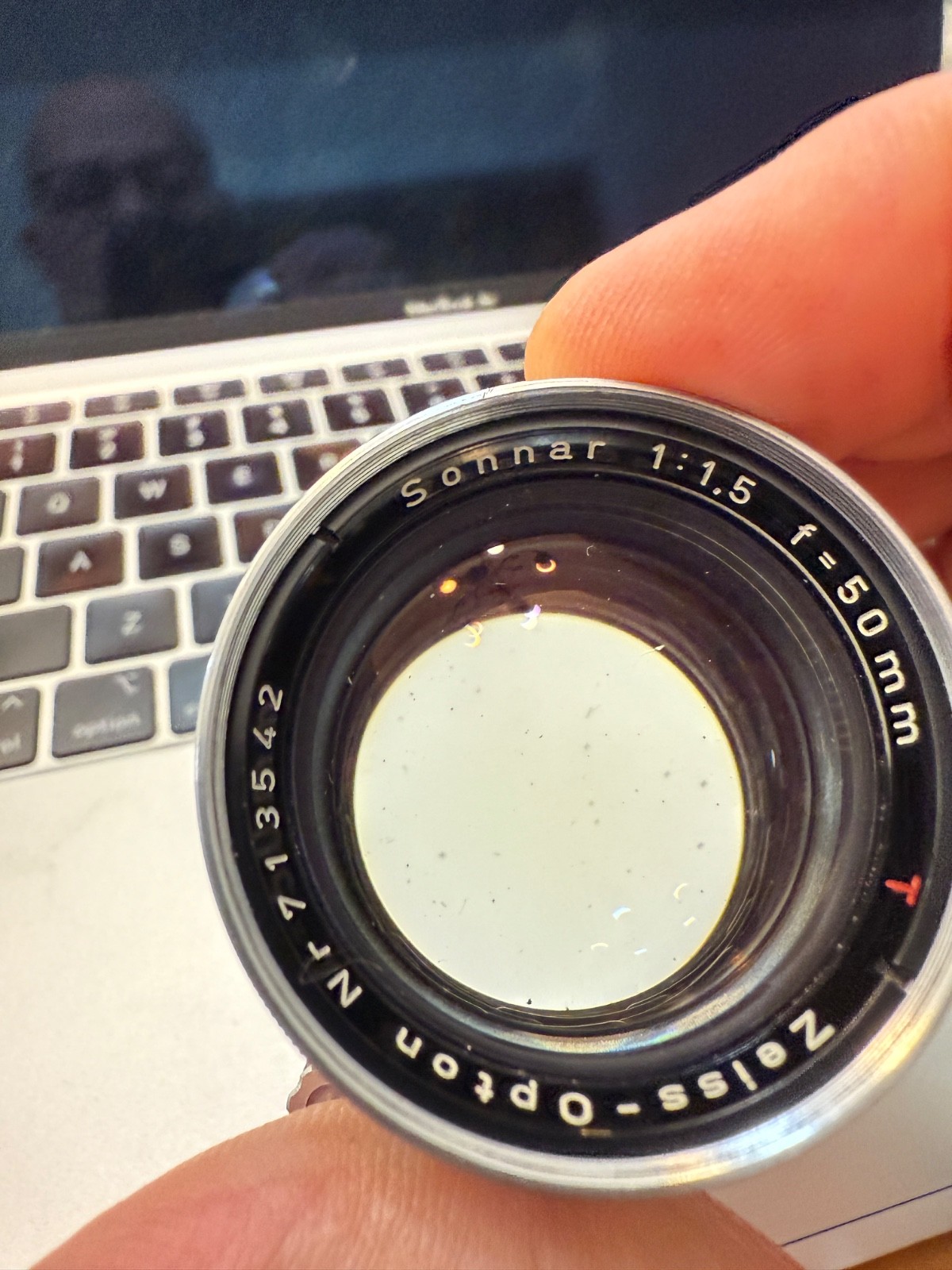 Zeiss Contax 50mm 5cm Sonnar Lens Rangefinder Adapter Leica M Amedeo Converter