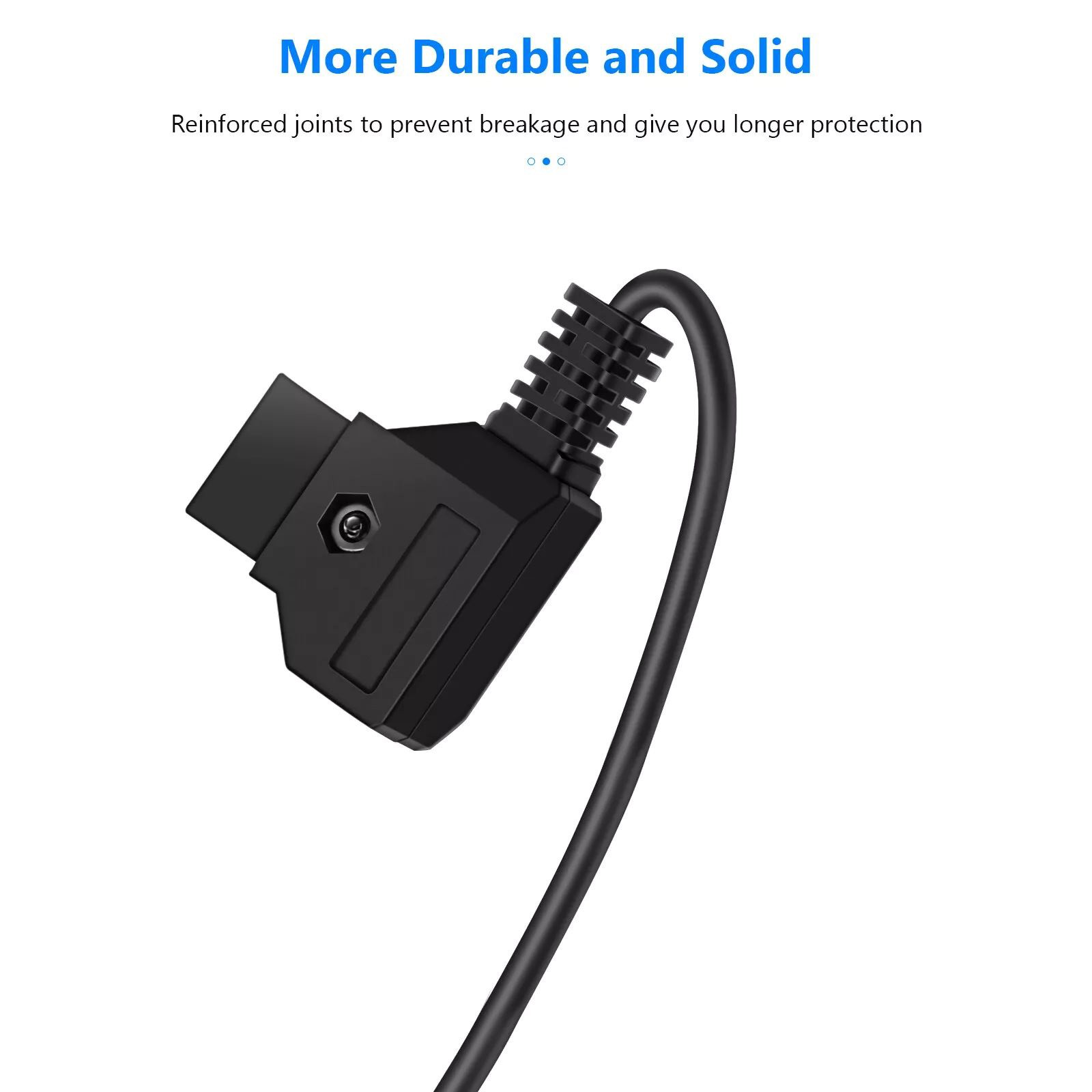 NEW 14.8V D-Tap to BMPCC 4K/6K Coiled Power Cable for Blackmagic Pocket Cinema
