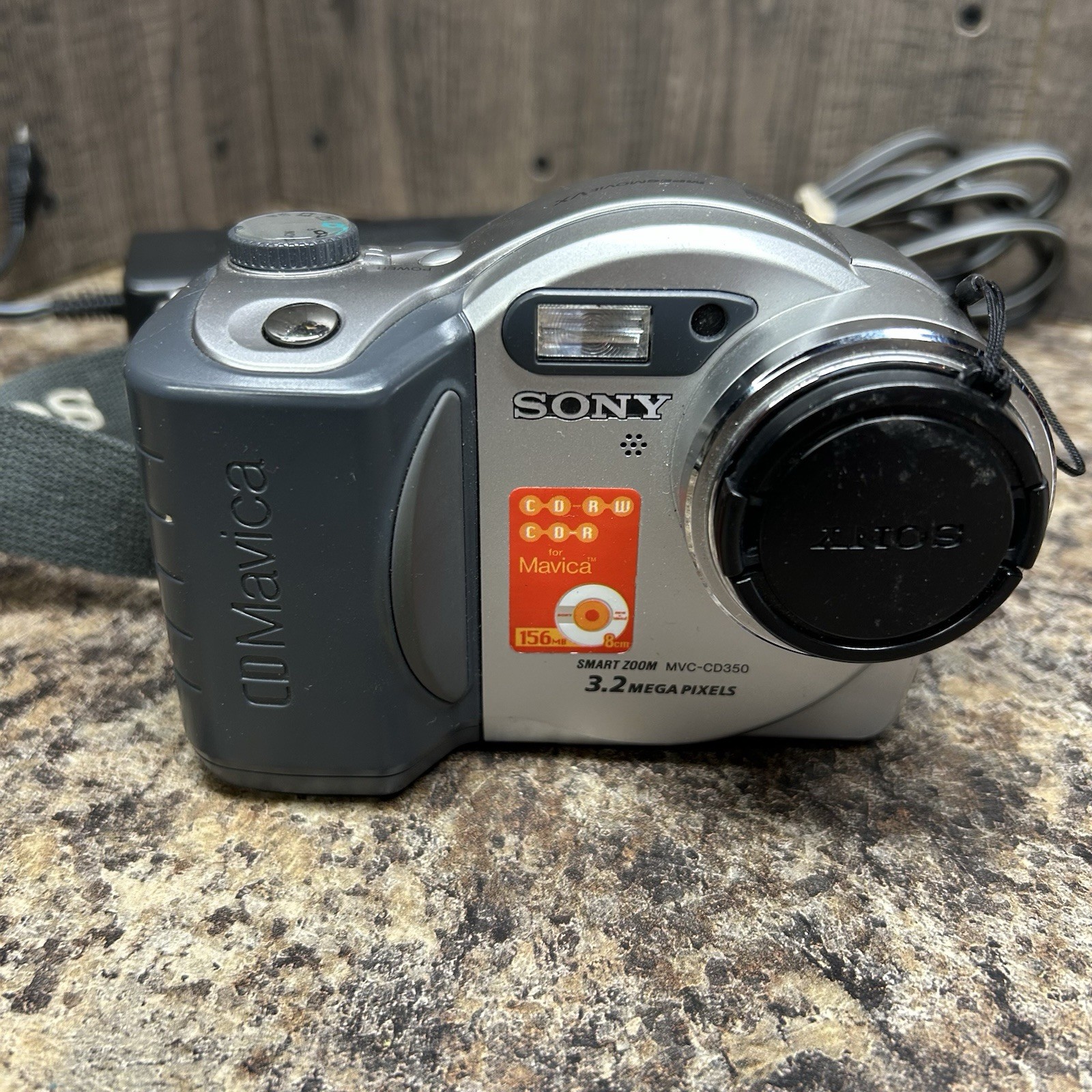 Sony Mavica MVC-CD350 Digital Camera 3.2MP 3x Optical Zoom Tested