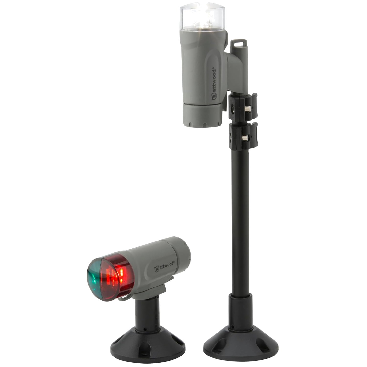 Compact LED Boat Light Kit – Marine Gray