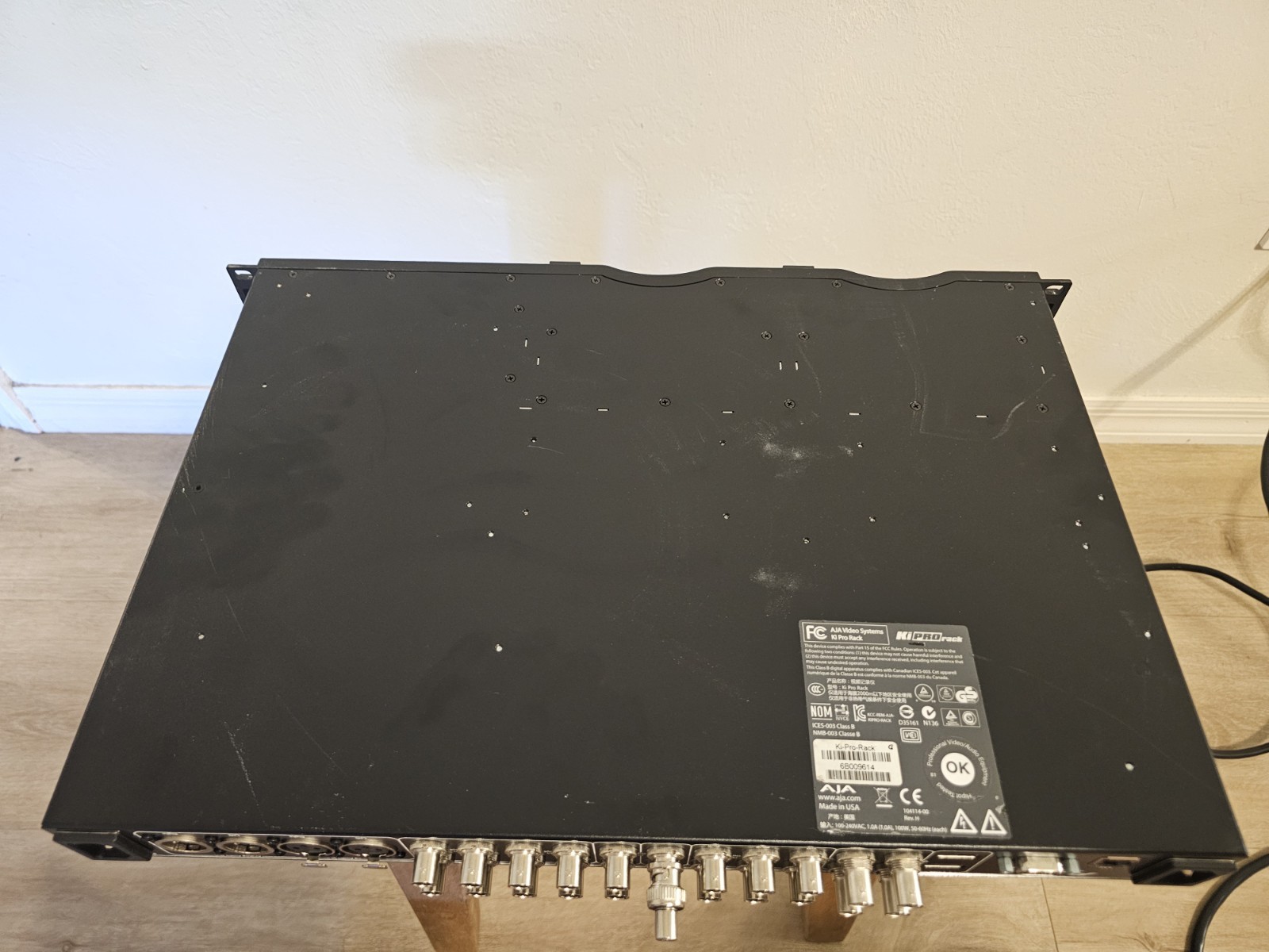 AJA Ki Pro Rack w/ KSTOR1TB-USB 1TB KiStor Drive – SDI Tested – Records & Plays