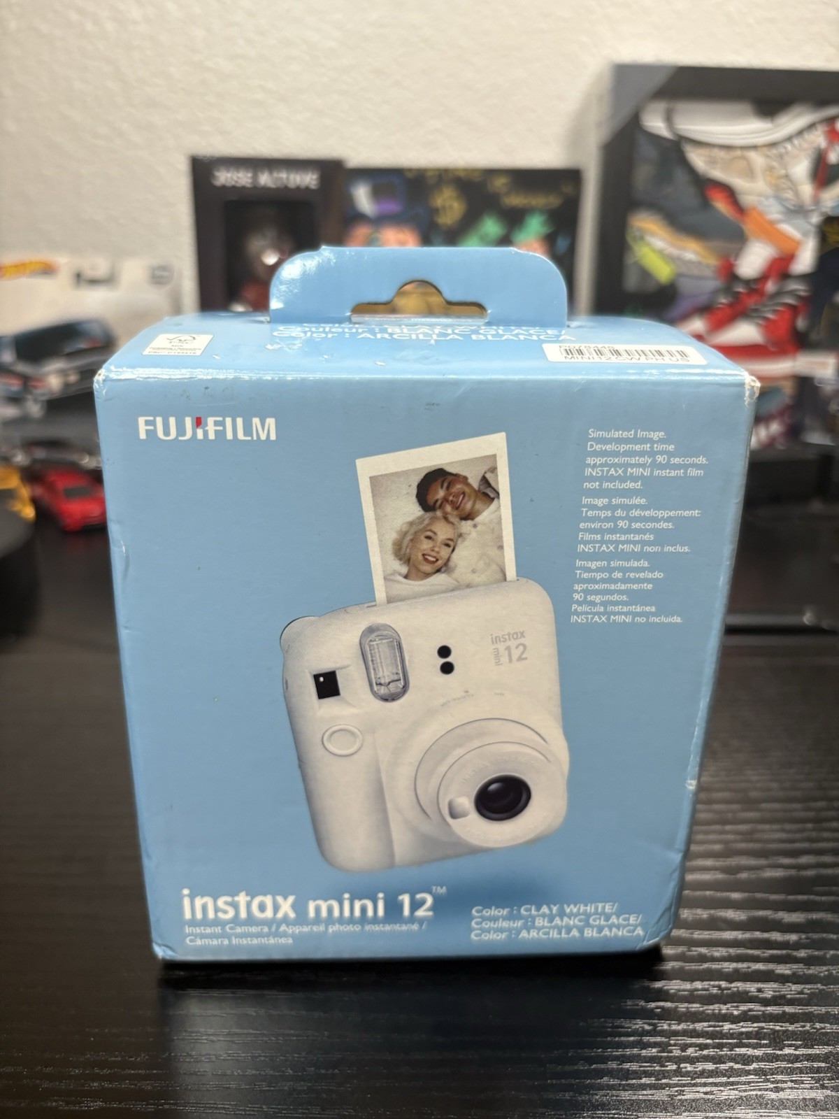 Fujifilm Instax Mini 12 Instant Camera – Clay White – Rare Color ( Case Included