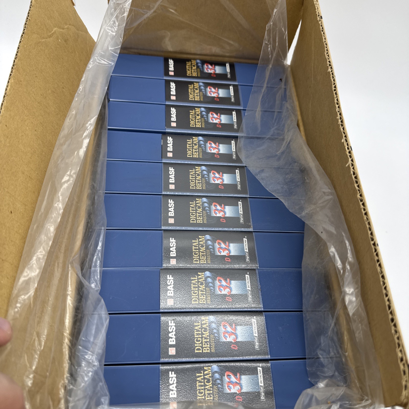 10X NEW! BASF EMTEC D32 32MIN DIGITAL BETACAM MASTER METAL TAPE