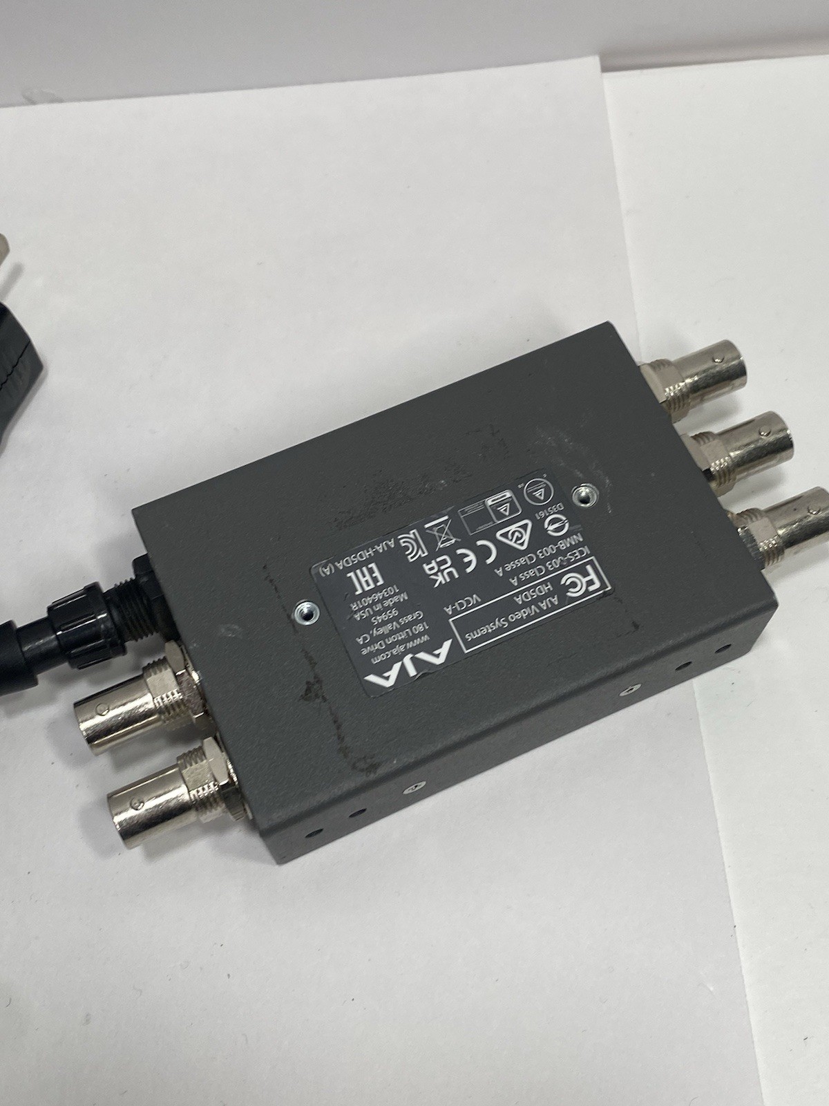 AJA HD5DA HD-SDI/SDI Serial Digital Distribution Amplifier w/ PSU