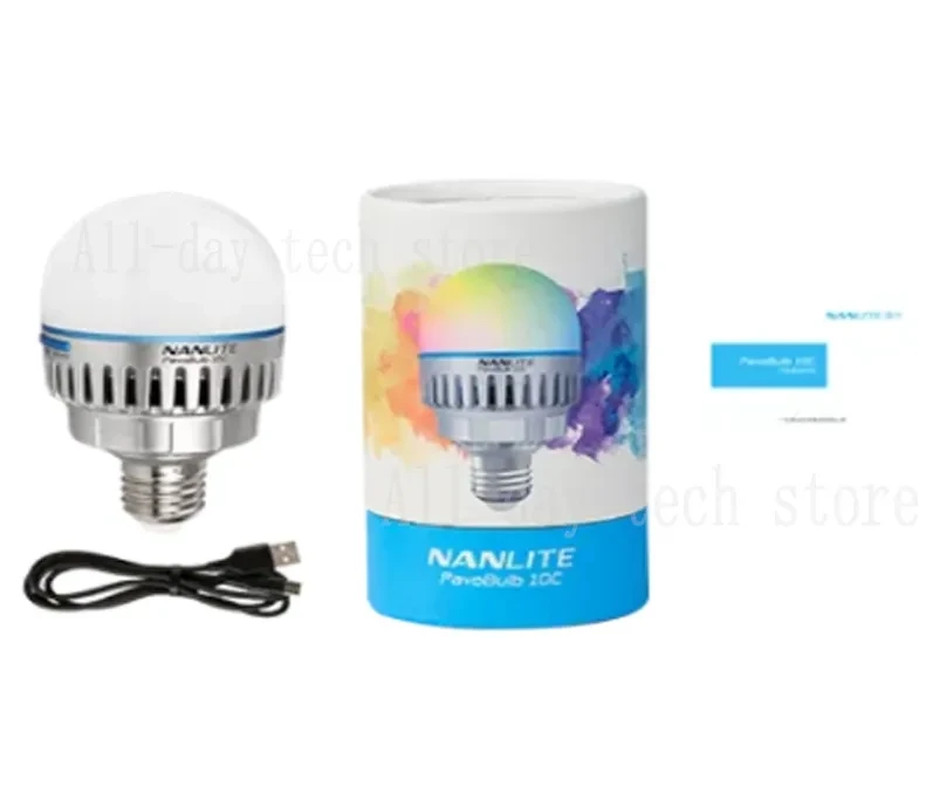 PavoBulb 10C RGB LED photography fill light bulb color light creative shooting a