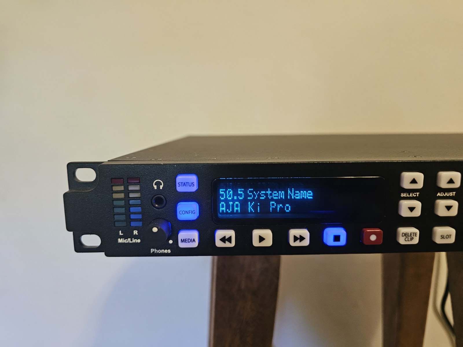 AJA Ki Pro Rack w/ KSTOR1TB-USB 1TB KiStor Drive – SDI Tested – Records & Plays