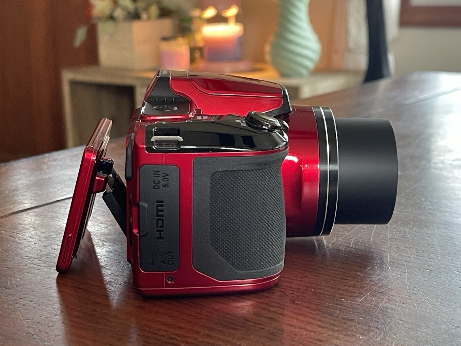 Nikon Coolpix L840 Red Digital Camera 16MP 38x Zoom Full-HD WiFi Tested with SDC