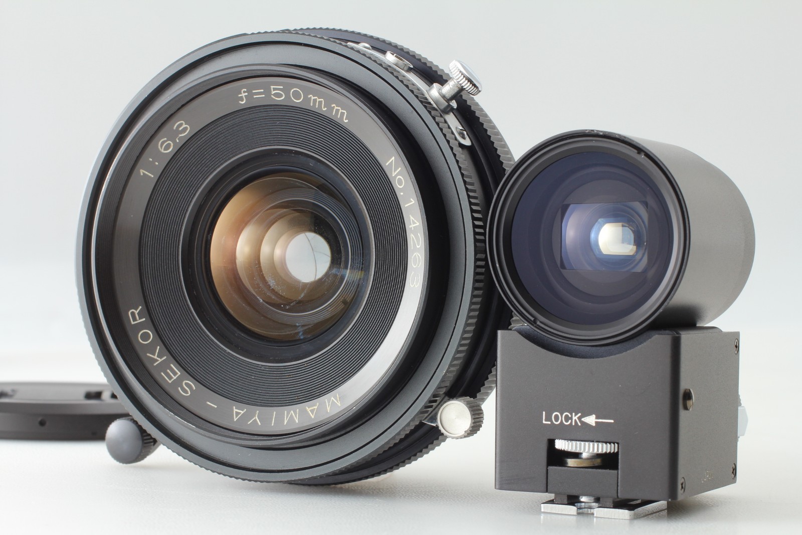 ⏯️[ Near MINT w/ Finder ] Mamiya Sekor 50mm f/6.3 For Universal Press From JAPAN