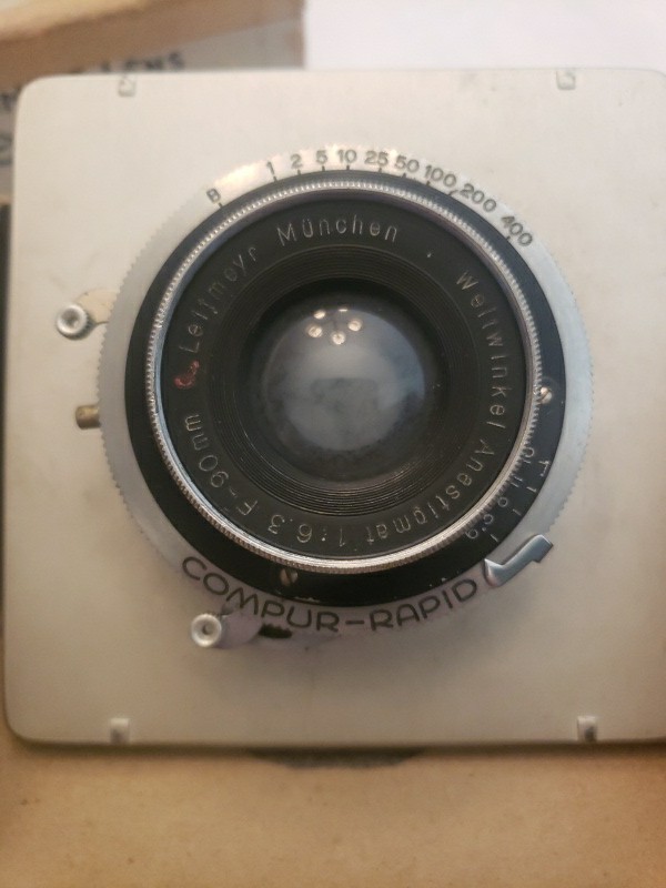 G. Leitmeyr München Weitwinkel Anastigmat 1:6.8 F-90MM – Rare Vintage Lens