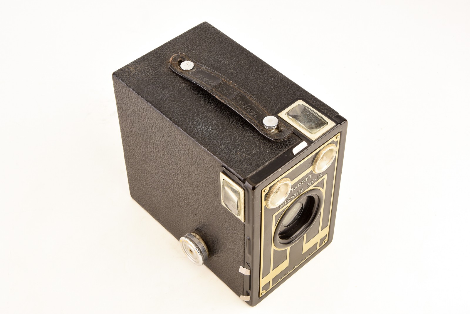 Kodak Target Brownie Six-16 Art Deco 616 Roll Film Camera Working Vintage V26
