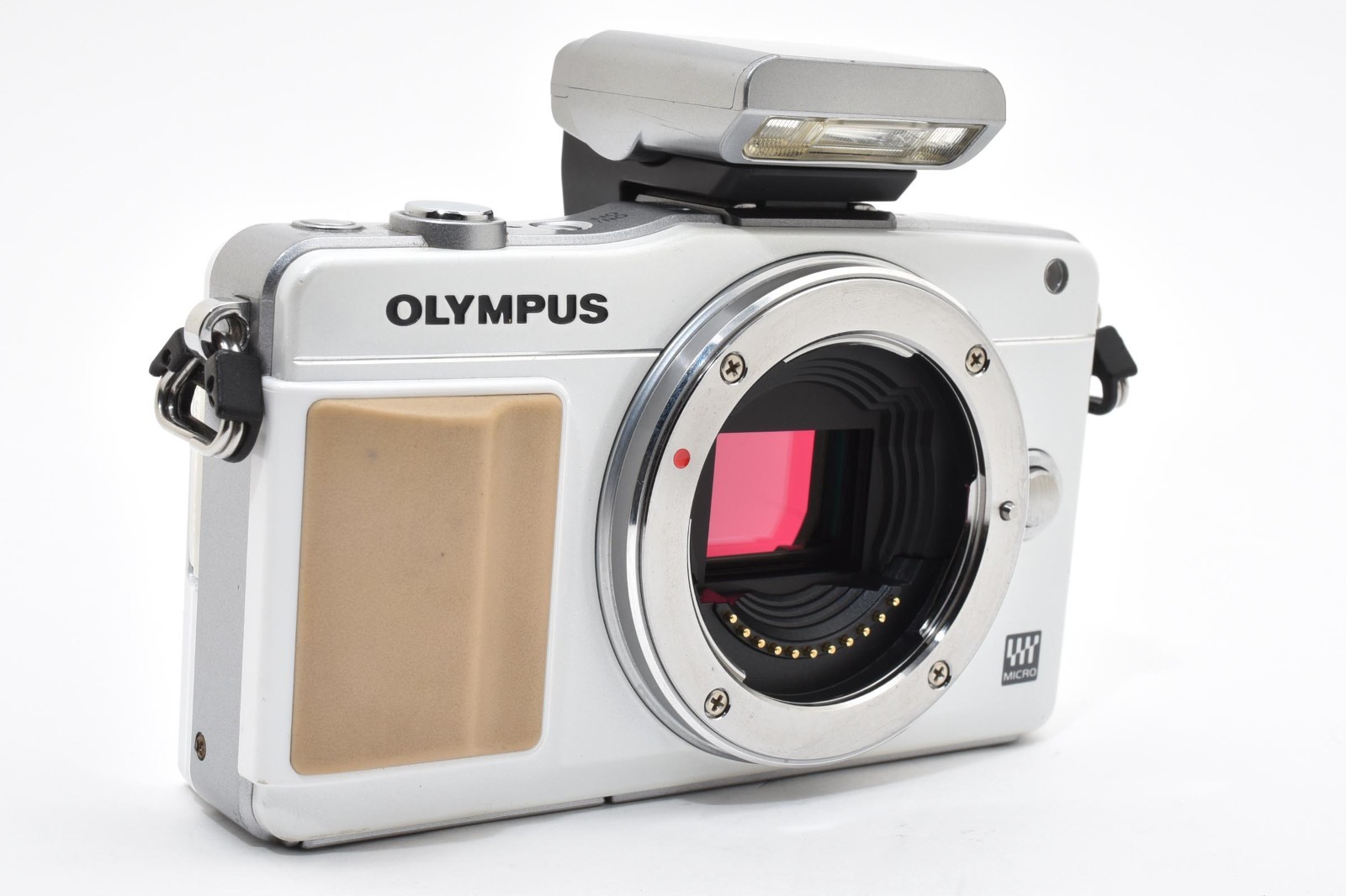 Olympus PEN Mini E-PM2 Mirrorless Digital Camera White SC:3090 Read! #2895083