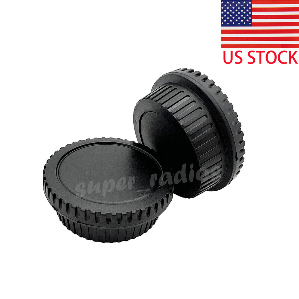 4 x Pairs Rear Lens Cover + Camera Body Front Cap for Canon EOS EF DSLR SLR Lens