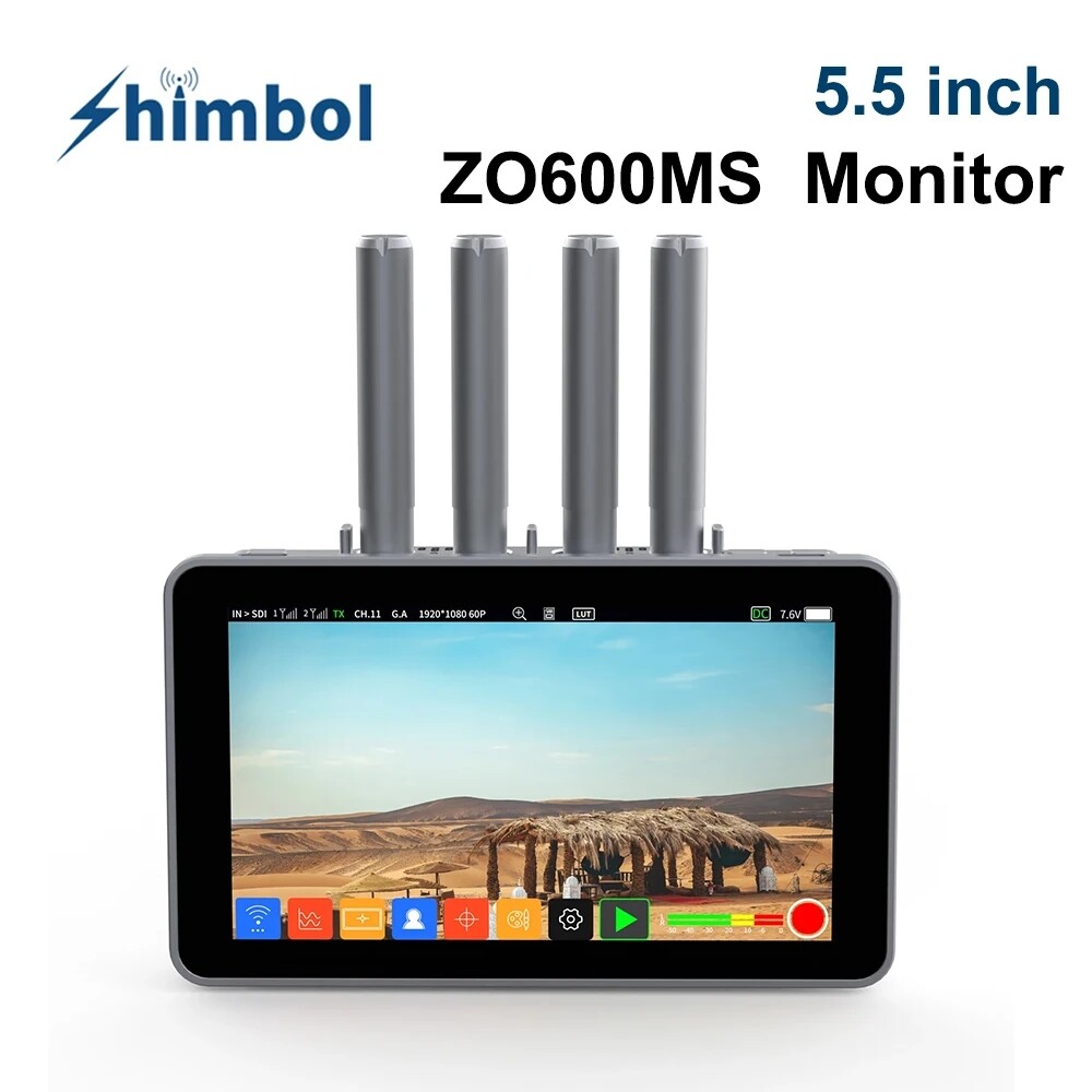 Shimbol ZO600MS 5.5″ Dual-Band Wireless Read Time Monitor Transmitter Receiver