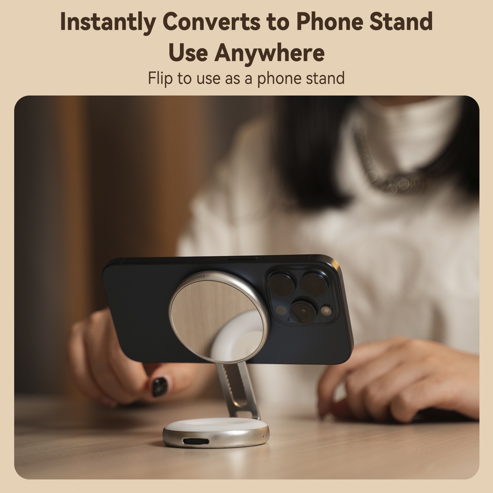 Mini Mobile Phone Magnetic Beauty Fill Light 3 Color Temperature Pocket Light A6
