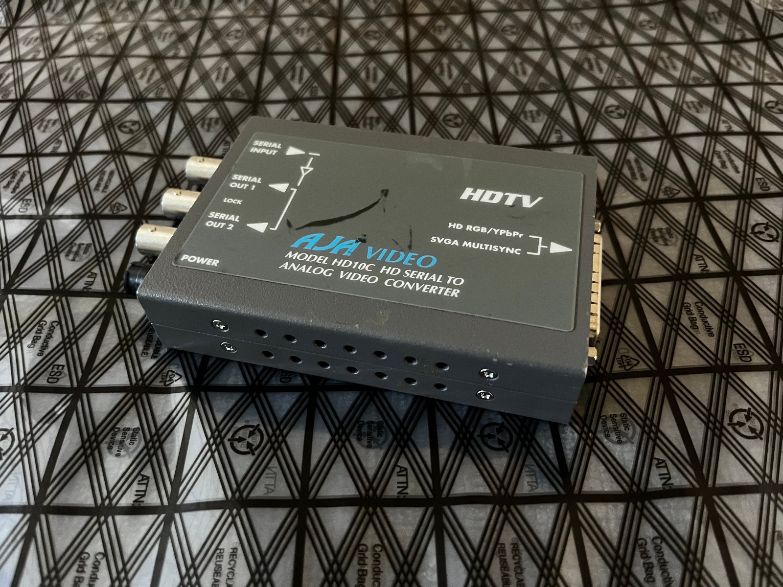 AJA HD10C Digital to Component Video Converter No PSU
