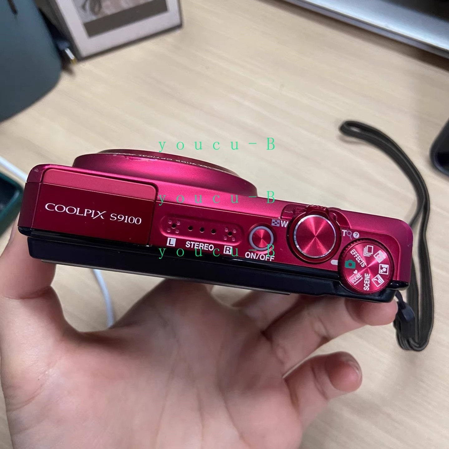 Nikon COOLPIX S9100 Digital Camera 12.1 MP 18x Optical Zoom Built-in Flash Red