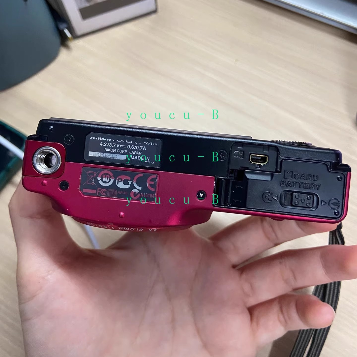 Nikon COOLPIX S9100 Digital Camera 12.1 MP 18x Optical Zoom Built-in Flash Red