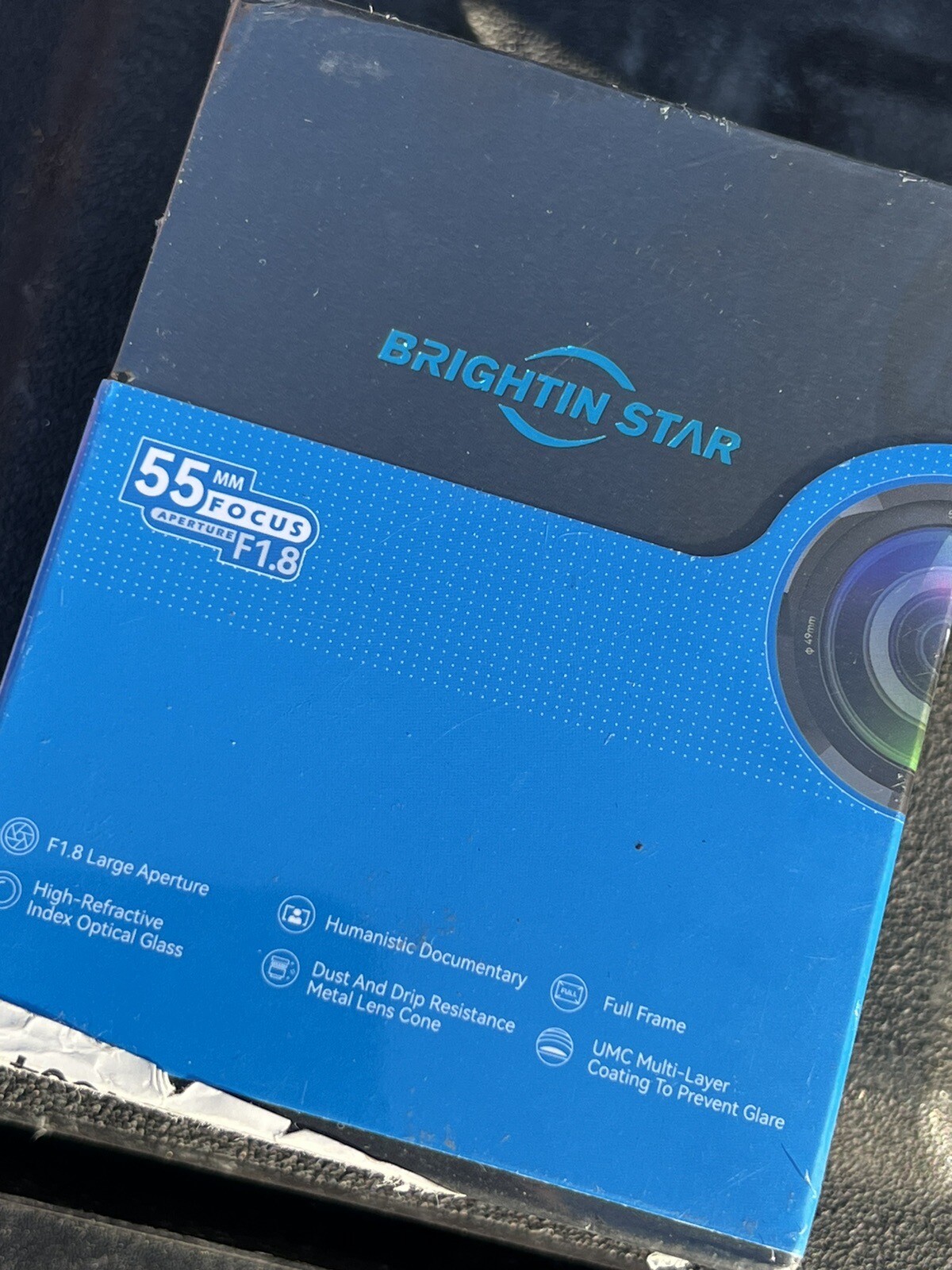 Brightin star 55mm f/1.8 Full Frame Manual Lens for Canon RF Mount Camera EOS-R