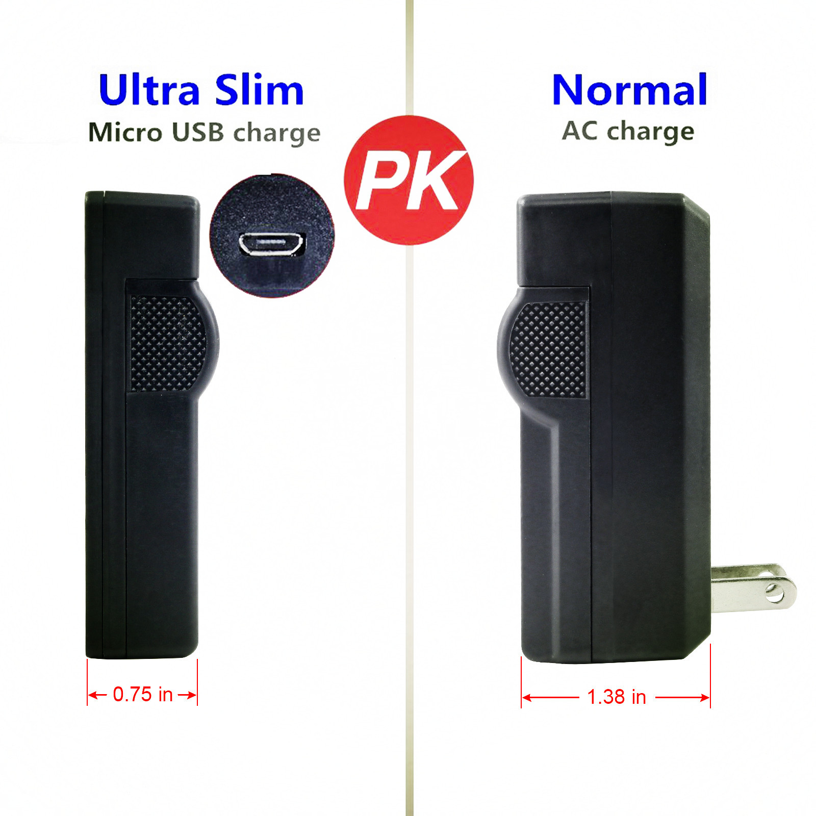 Kastar Battery Charger Canon NB-2L PowerShot G7 G9 S30 S40 S45 S50 S60 S70 S80