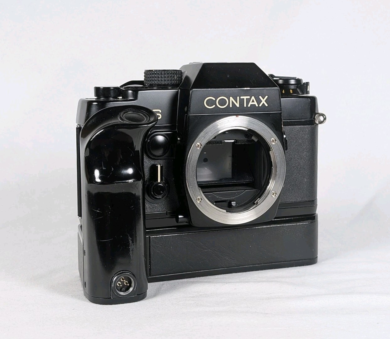 Contax RTS 35mm Film SLR Body (EX COND) & Professional Motor Drive W-6 UNTESTED