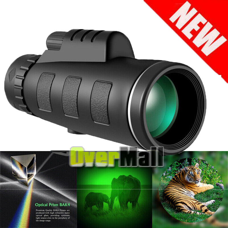 40X60 Zoom Binoculars Night Vision Prism High Power IP67 Waterproof Monoculars