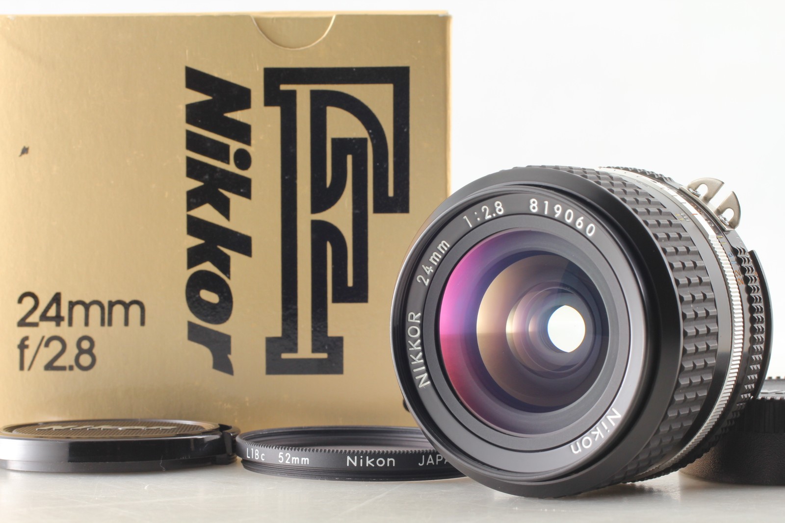 [Unused in Box] Nikon Nikkor Ai-S AiS 24mm F2.8 Wide Angle Lens For SLR JAPAN