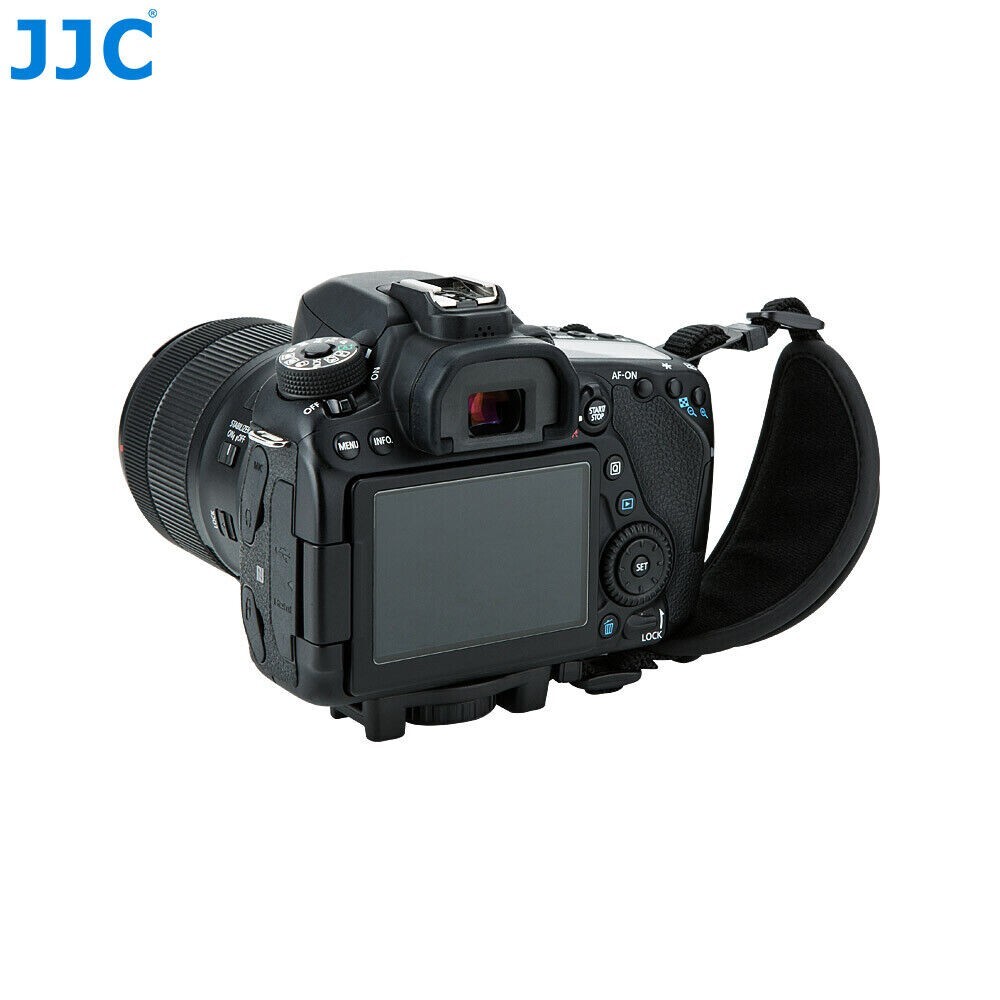 JJC Adjustable Leather Hand Strap Grip For Canon Nikon Sony Fuji DSLR Cameras
