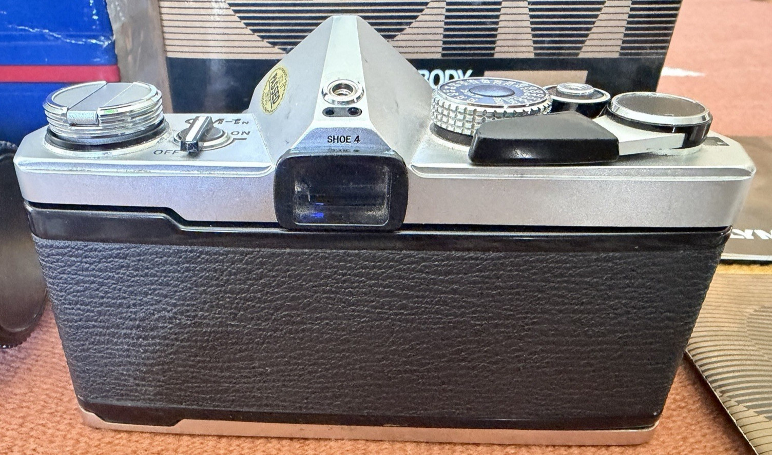 OLYMPUS OM-1 SLR 35mm Film Camera + 50mm f/1.8 lens + KIRON 28-105 mm Macro Zoom