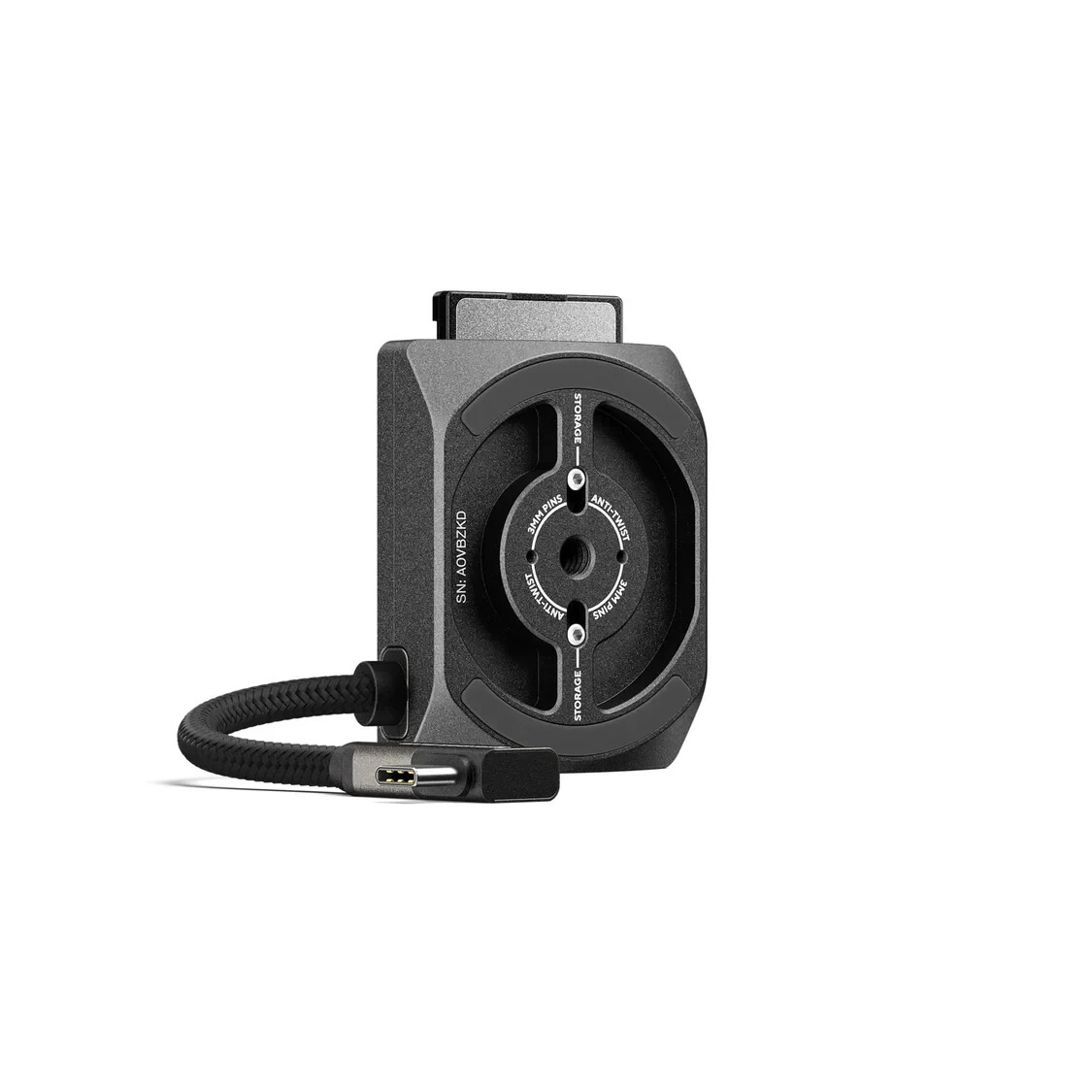 Kondor Blue Recording Module for MagSafe iPhone 15 by Angelbird, Black