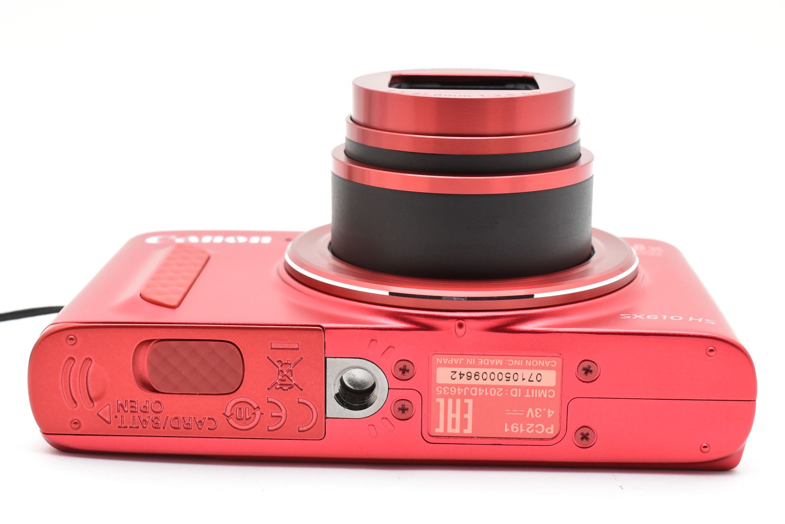 [Top MINT] Canon Powershot SX610 HS Compact Digital Camera 20.2MP Red From JAPAN