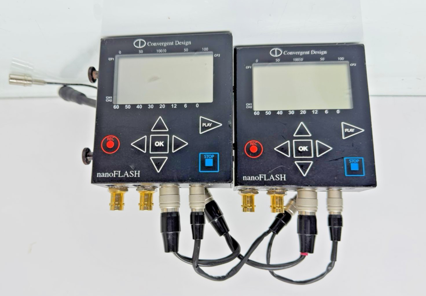 Pair Convergent Design Nanoflash SD/HD Recorder Player , No Power Supply