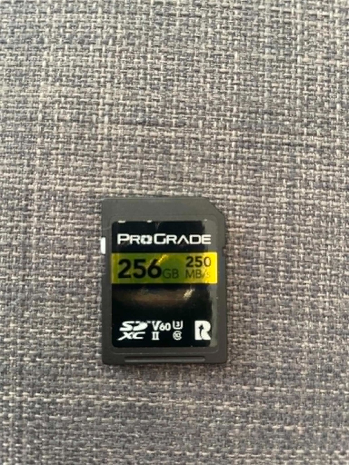 256GB 250MB/s ProGrade Digital V60 SDXC UHS-II Memory Card lightly used