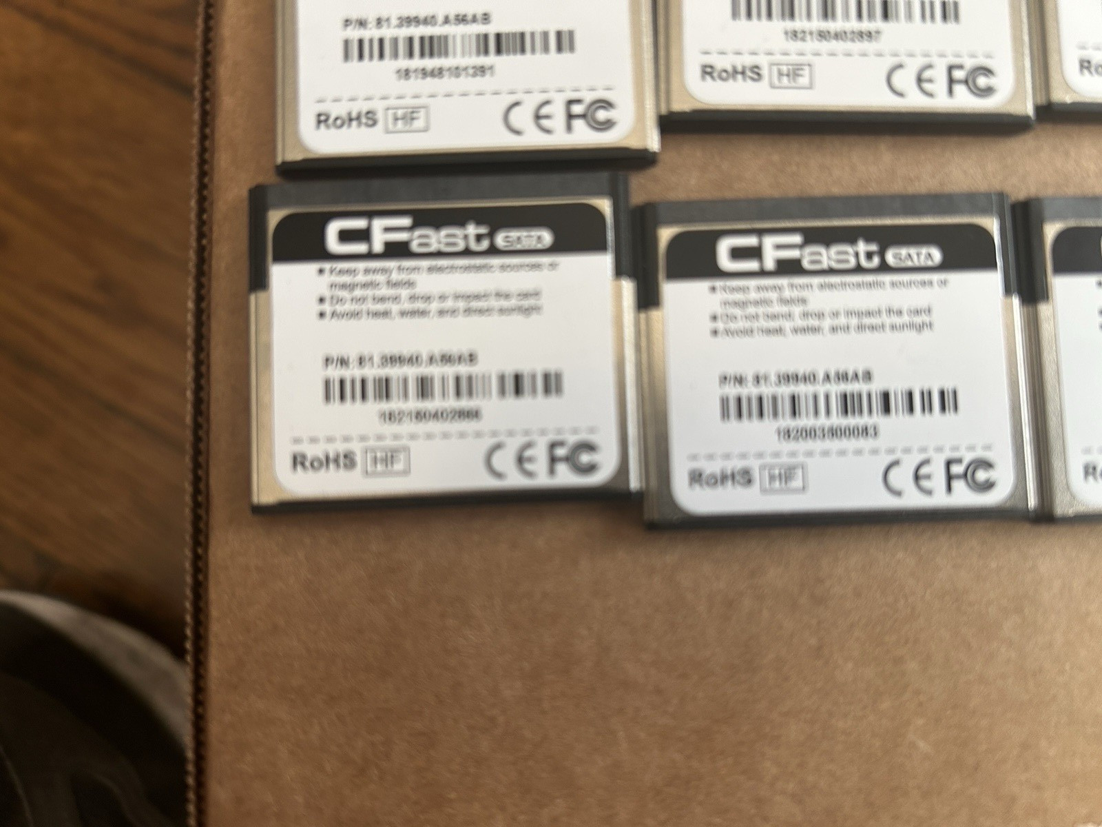 10PC APACER 2GB CFast Cards