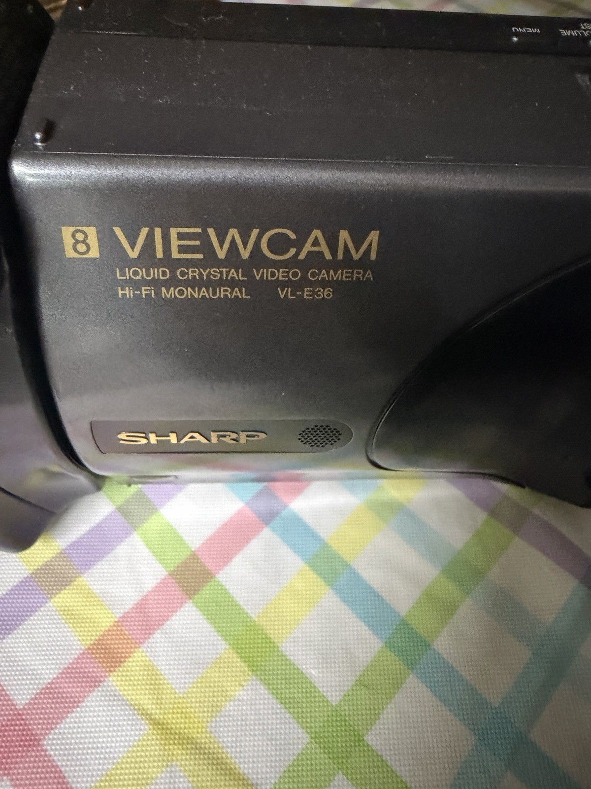 Sharp View cam Video Camera VL E36