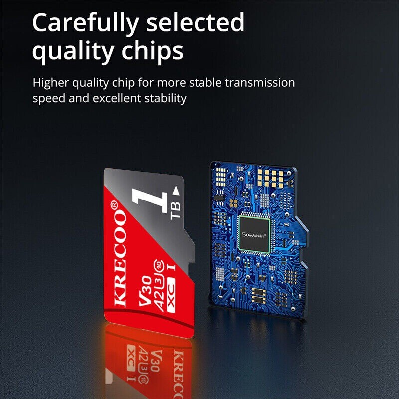 Micro SD Card 128GB 256GB 1TB Ultra Memory Card 4K & Adapter High Speed Mini LOT