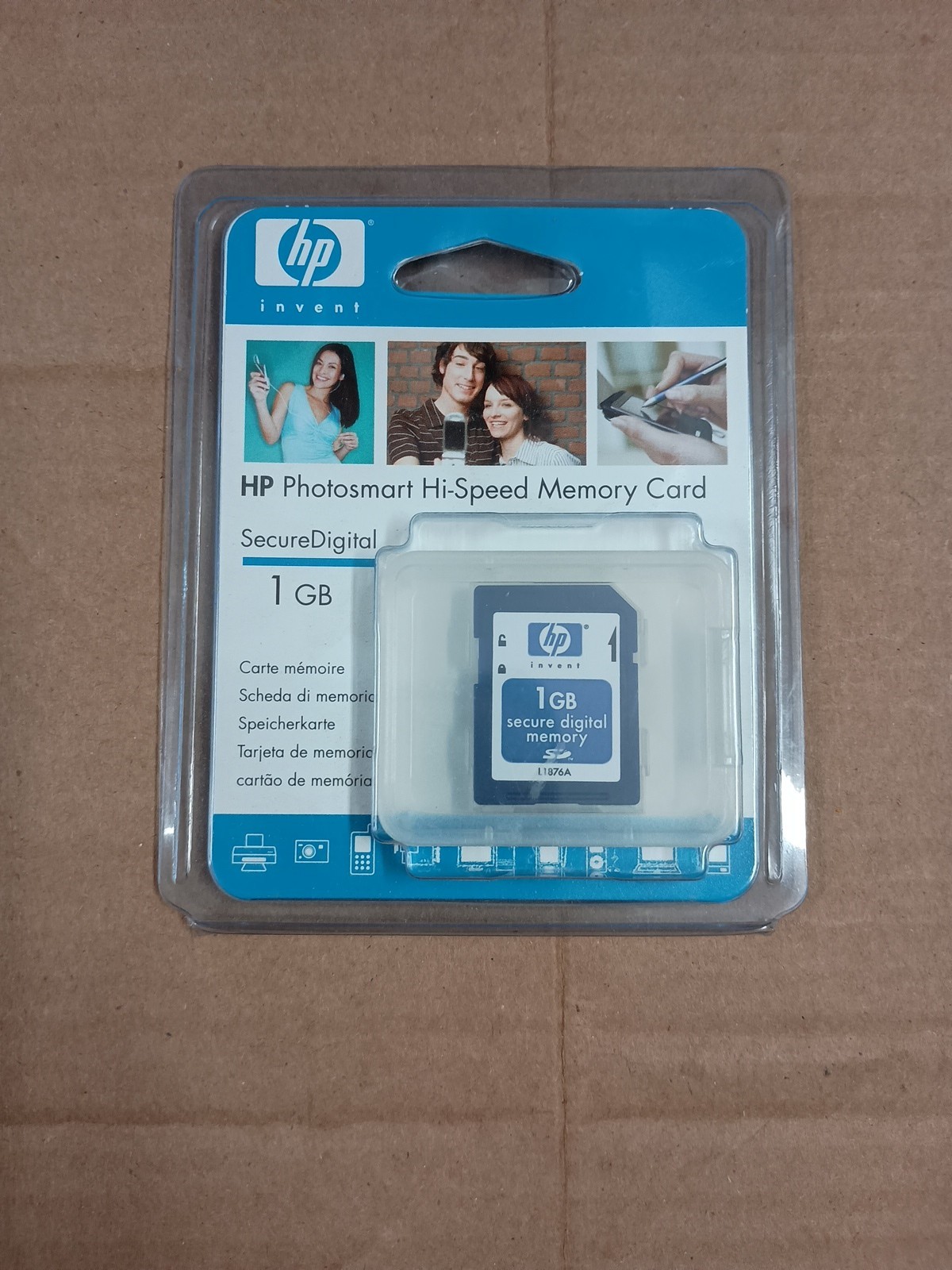 HP Photosmart Hi-Speed 1GB Memory Card – HP Invent, Secure Digital L1876A