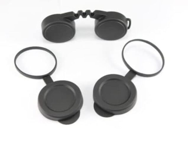 10×42 Rubber Lens Caps for Binoculars + Rainguard,Objective Optics Protection