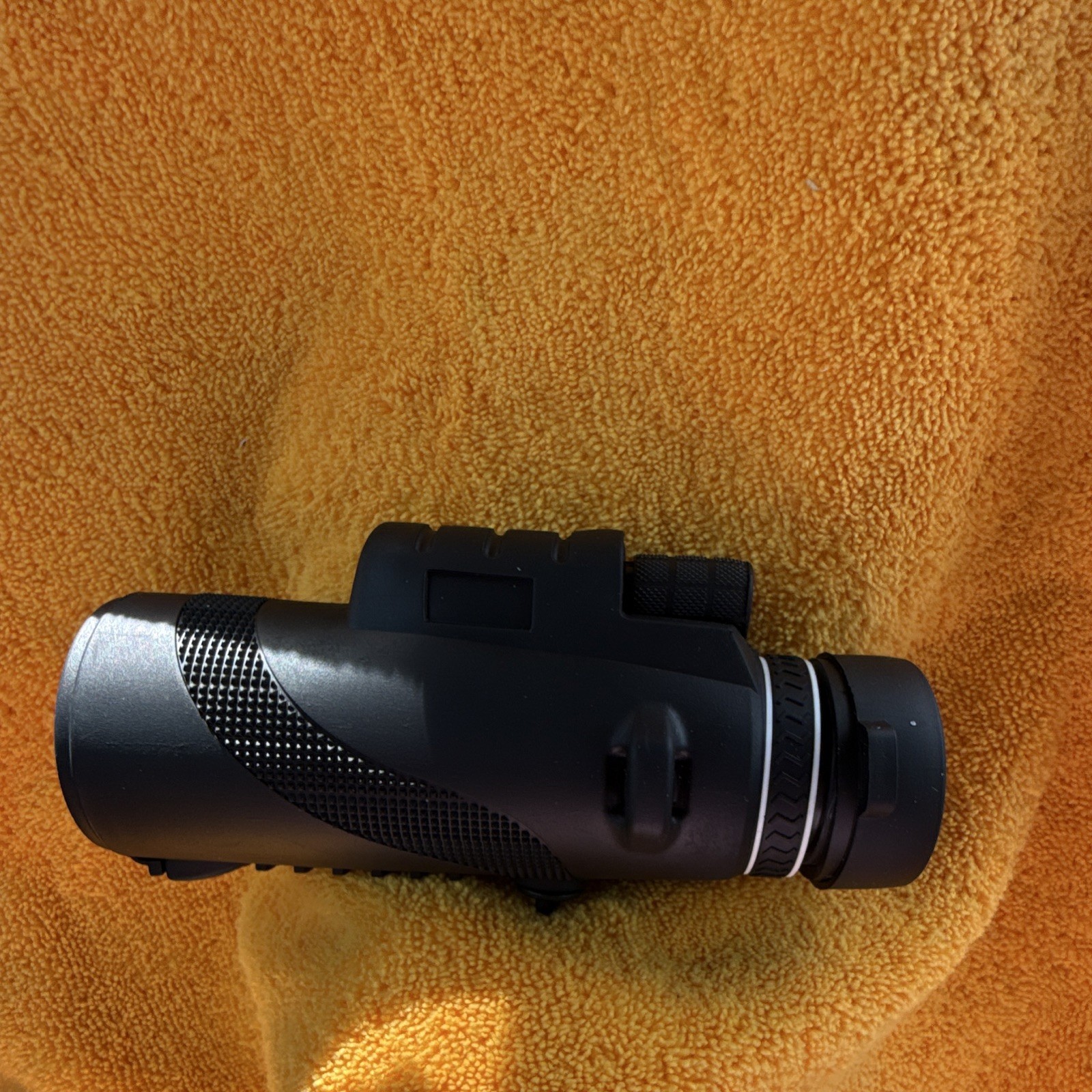 80×100 Monocular Telescope 80x 100mm FMC Roof Prism Black w/ Carrying Case