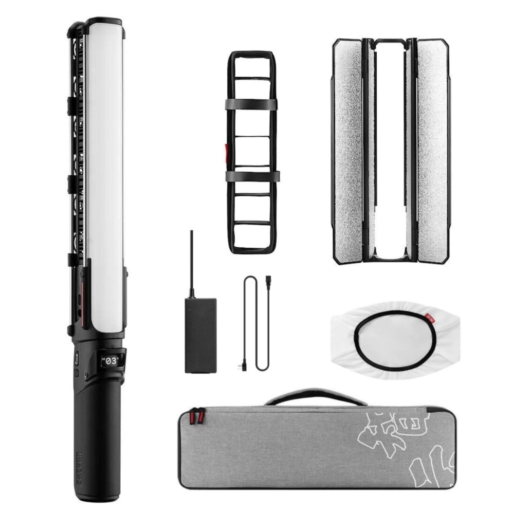 Zhiyun Fiveray V60 Combo 60W LED Video Light Wand Handheld Light +Diffuser Grid