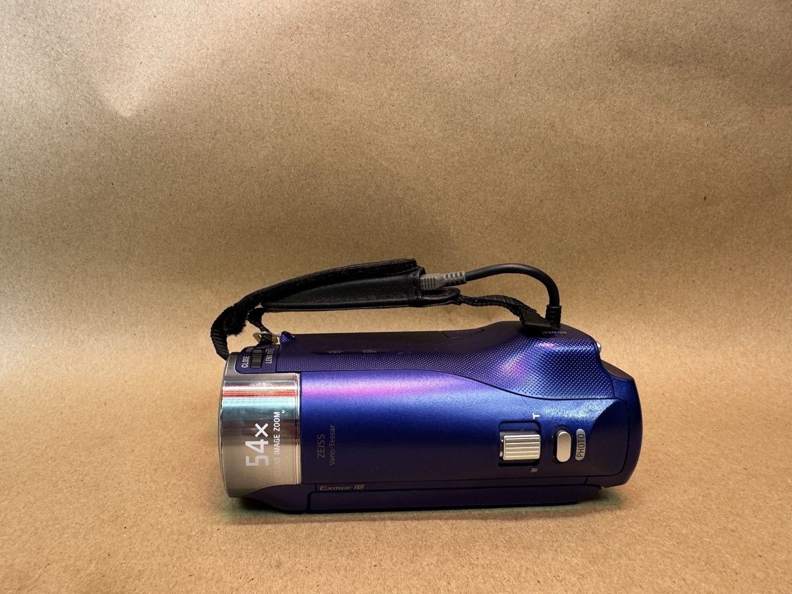 Sony Handycam HDR-CX240 9.2MP 54x Zoom Blue Digital Camcorder
