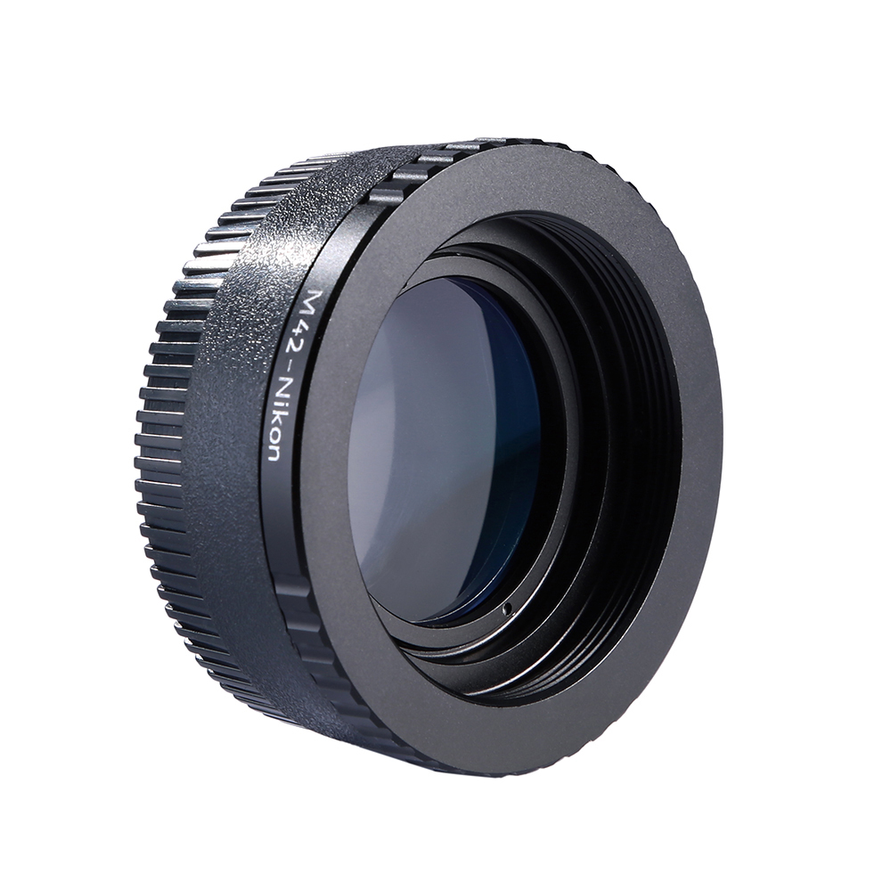 K&F Concept adapter with glass for M42 Screw mount lens to NIKON DSLR camera