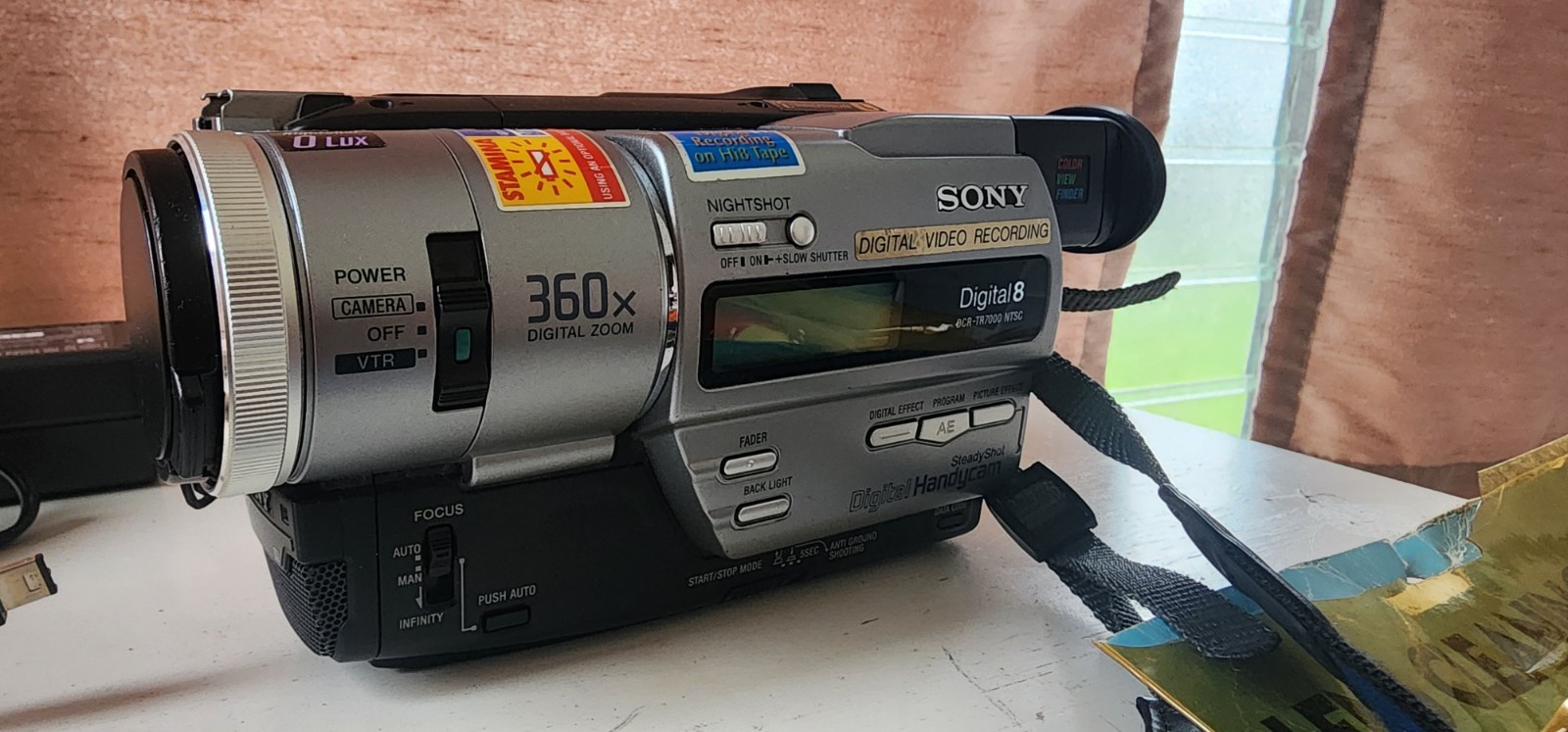 Sony DCR-TR7000 Digital8 Camcorder Tested Works With Manual