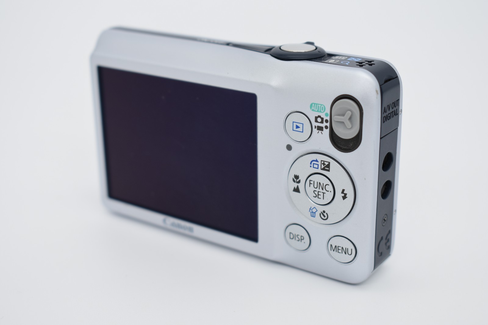 Canon PowerShot SD1300 IS Silver Compact Digital Camera 12.1MP – Bundle Tested ✅