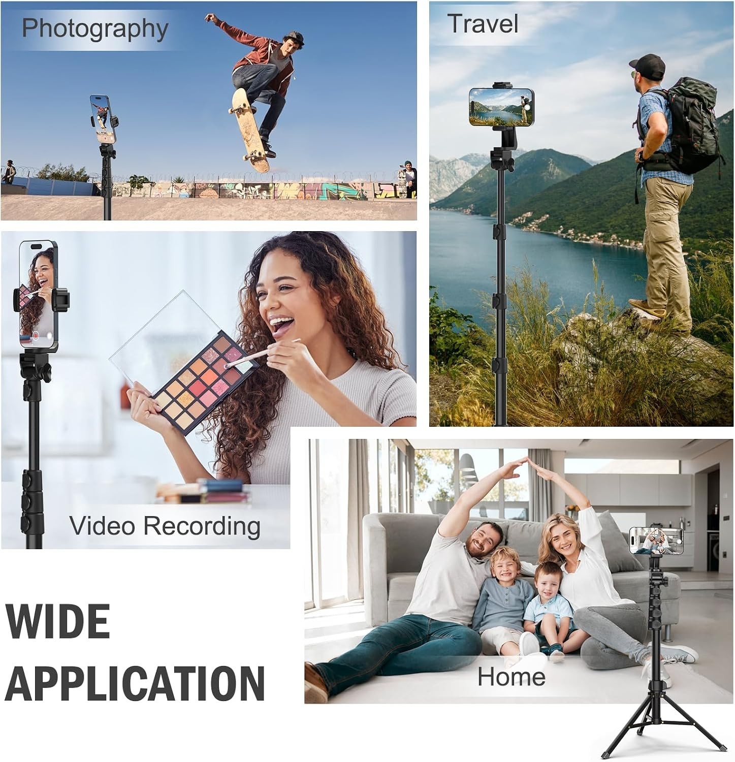 Aluminum Alloy Tripod with Remote for Wide Application