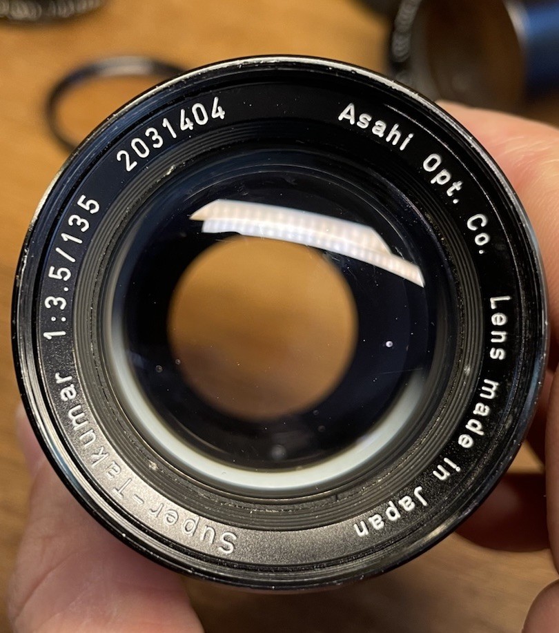 *3 Lens Set: Near Mint ++* Pentax Super Takumar 55mm F/1.8 135mm F/3.5 200mm F/4