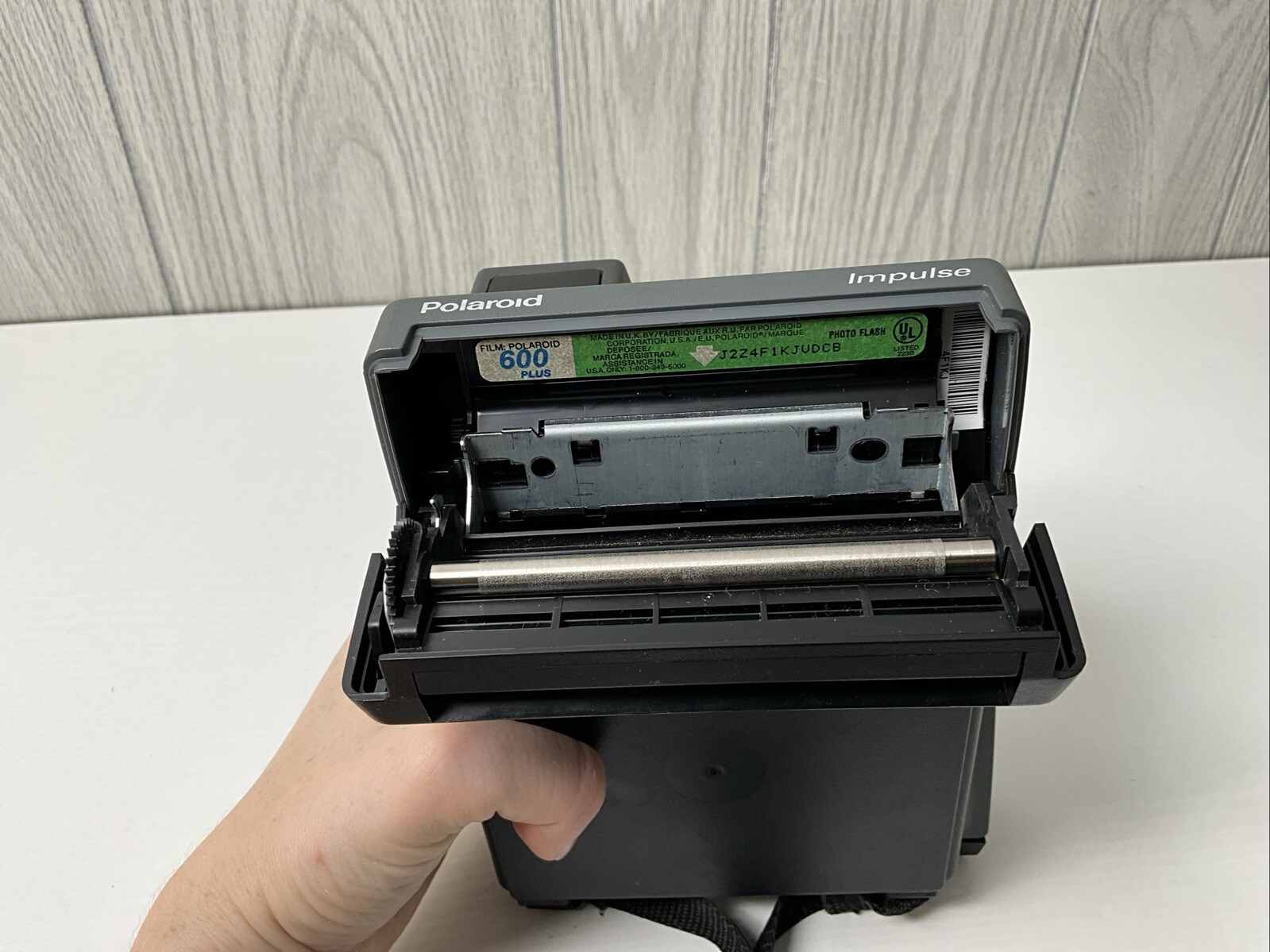 Vintage Polaroid Impulse Camera W/ Strap – USES 600 FILM – NONE INCLUDED