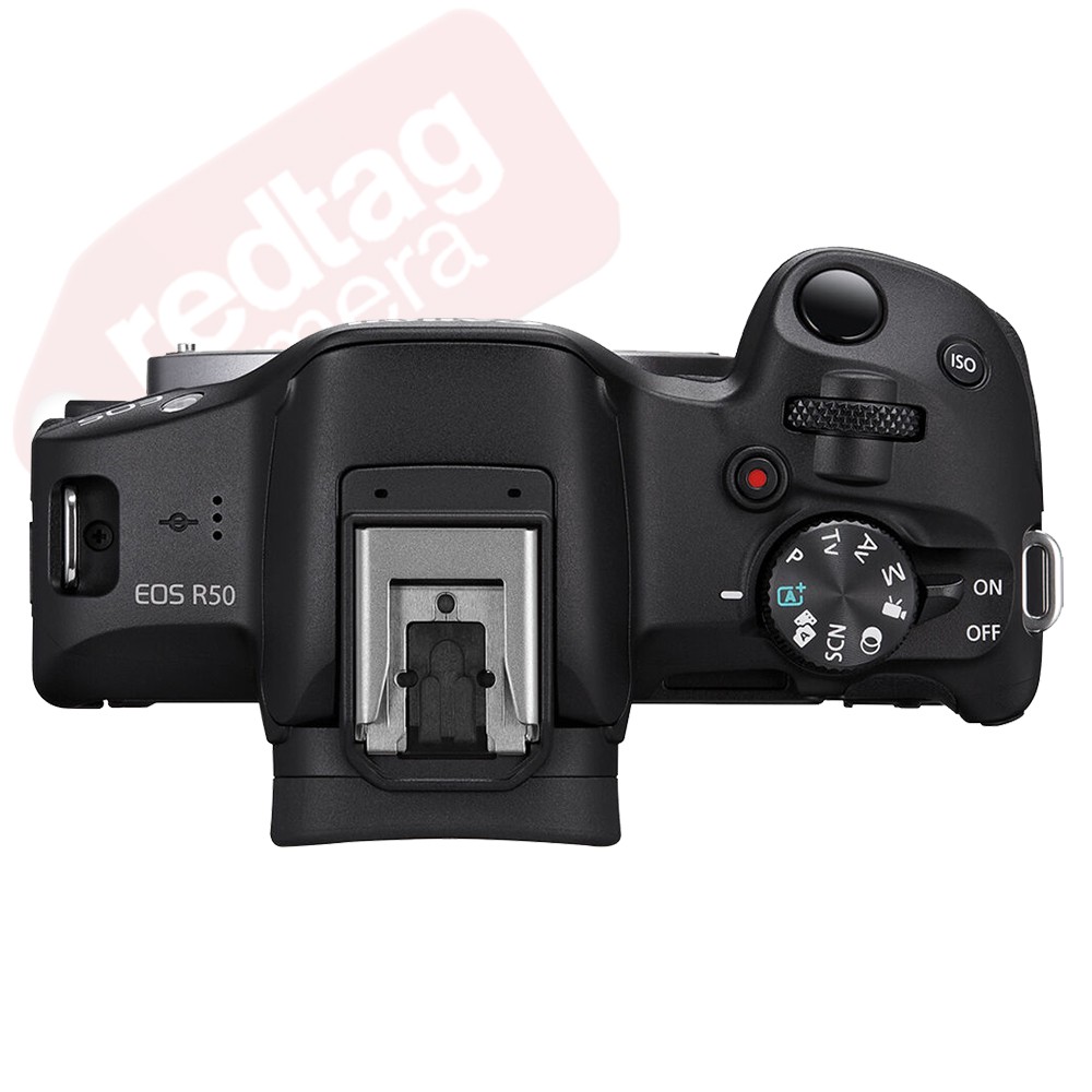 Canon EOS R50 Mirrorless Digital Camera with RF-S 18-45mm IS STM Lens Black